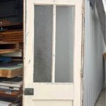 Antique exterior door