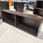 Oak veneer storage shelf/cabinet