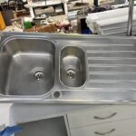 Stainless Steel Double Sink Top